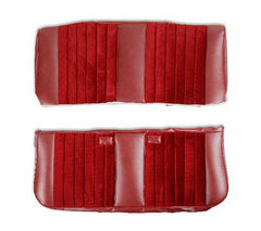 BROTHERS C/K Seat Upholstery Kit - Standard Pleat Cloth/Vinyl - Maroon/Burgundy pn 05-311
