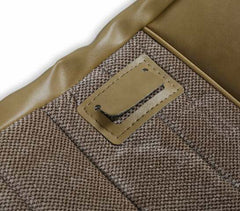 BROTHERS C/K Seat Upholstery Kit - Standard Pleat Cloth/Vinyl - Tan pn 05-313