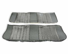 BROTHERS C/K Seat Upholstery Kit - Standard Pleat Cloth/Vinyl - Grey/Charcoal pn 05-314