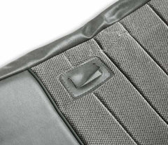 BROTHERS C/K Seat Upholstery Kit - Standard Pleat Cloth/Vinyl - Grey/Charcoal pn 05-314