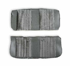 BROTHERS C/K Seat Upholstery Kit - Standard Pleat Cloth/Vinyl - Grey/Charcoal pn 05-314