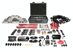 FAST - Fuel Air Spark Technology 3011572-10E EZ EFI BBC Multiport System w/ Intake, Fuel System and Red Throttle Body
