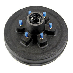 CURT 141286 10" RV Brake Drum Hub Assembly for 4,400-lb. Axle - 6 on 5.5", 1/2" Stud