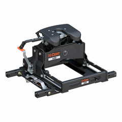 CURT 16682 A20 5th Wheel Hitch Kit with S20 Slider and Puck System Adapter With Rails Fits Select Chevrolet Ford GMC