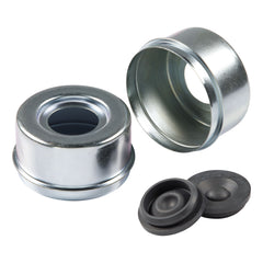 CURT 2023134011 Dust Cap Kit for 7,000 to 8,000-lb. Axle Hubs - 2.72" Outer Diameter