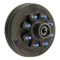 CURT 2024029088 12" Threaded Hybrid Trailer Brake Hub - 8K, 8 on 6-1/2", 5/8" Studs