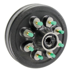 CURT 2024029091 12" Threaded Hybrid Trailer Brake Hub - 8K, 8 on 6-1/2", 9/16" Studs