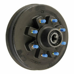 CURT 2024029112 Threaded Trailer Idler Hub - 12K, 8 on 6-1/2", 16-17-1/2" Wheel Size, 5/8" Studs