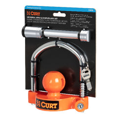 CURT 23092 Hitch & Coupler Lock Set 2 in. or 2-1/2 in. Receivers 1-7/8 in. to 2-5/16 in. Couplers