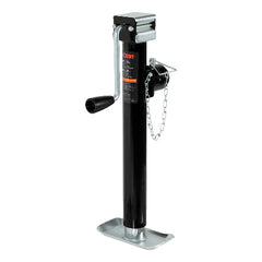CURT 25005 Pipe-Mount Swivel Trailer Jack with Side Handle (5,000 lbs, 15" Travel)