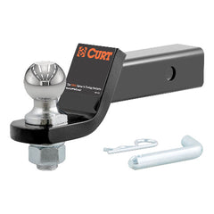 CURT 45834 Loaded Ball Mount with 1-7/8" Ball, Imported (2" Shank, 3,500 lbs., 2" Drop)