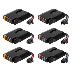 CURT 511266 Discovery NEXT Electric Trailer Brake Controllers, Time-Delay, Fully Adjustable, Low Profile, 2-4 Axles, Plug-and-Play - 6-Pack