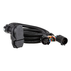 CURT 56003 7' Custom Wiring Extension Harness (Adds 4-Way, 7-Way RV Blade to Truck Bed)