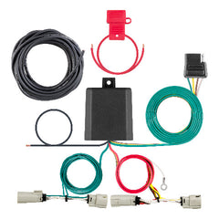 CURT 56471 Custom Wiring Harness, 4-Way Flat Output, Select Ford Bronco without LEDs