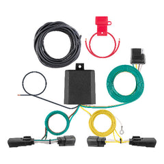 CURT 56473 Custom Wiring Harness, 4-Way Flat Output, Select Jeep Grand Cherokee, L