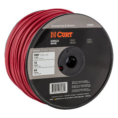 CURT 57037 Automotive Primary Wire, Red 500' Spool