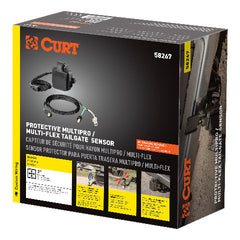 CURT 58267 Protective GMC MultiPro, Chevy Multi-Flex Tailgate Sensor for Towing Accessories, 2-Inch Receiver Hitch Cap
