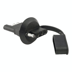 CURT 58404 4-Way Flat License Plate Light Plug Adapter