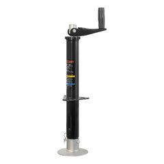 CURT 733926 Lippert Quick Drop Drill-Operated Tongue Jack, 2,000 lbs, 14" Travel