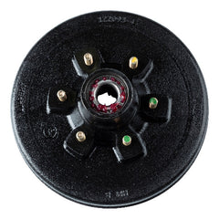 CURT 814202 12" RV Brake Drum Hub Assembly for 6,000-lb. Axle - 6 on 5.5", 1/2" Stud (Fully Assembled)