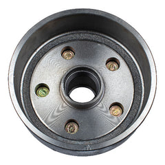 CURT 814209 7" Brake Drum Hub with Bearing Kit - 5 on 4-1/2", 1/2" Studs, 2,200-lb. Axles