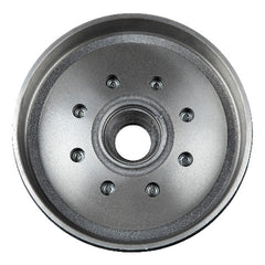 CURT 814212 12" Brake Drum Hub Assembly for 7,000-lb. Axle - 8 on 6.5", 1/2" Stud (with Bearing Cone Kit)
