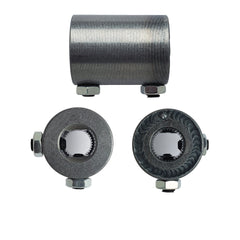 Borgeson Steering Coupler Steel 3/4"DD X 11/16-36 Spline (17MM-36) 314925