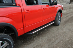 Dee Zee DZ16402 Tubes - 6 Oval - Black Tread Aluminum