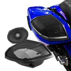 Diamond Audio 2024+ Harley-Davidson Cut-In Speaker Lid Kit with HXM69F2BK 6x9" Speakers (2 Ohm) MSHXM69F2BKLK24