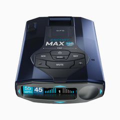 Escort MAX 360 MKII Exceptional Range. 360° Awareness Radar Detector PN. MAX360-MKII