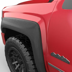 EGR Baseline Standard Style Fender Flares 14-18 Chevrolet Silverado 1500 15-19 Chevrolet Silverado 2500HD - Non Short Box set of 4 BLF2009