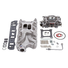 Edelbrock 2032 MANIFOLD and CARB KIT, PERFORMER RPM SBF 289-302 NATURAL FINISH