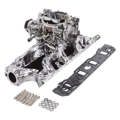 Edelbrock Single-Quad Manifold and carb Kit for Small-Block Ford 289-302 PN. 20334
