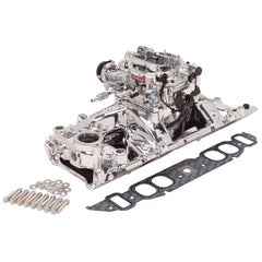 Edelbrock Single-Quad Manifold and carb Kit for Big-Block Chevy Oval Port PN. 20634