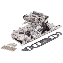 Edelbrock Single-Quad Manifold and carb Kit for Big-Block Chevy Oval Port PN. 20634