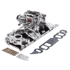 Edelbrock Single-Quad Manifold and carb Kit for Big-Block Chevy Rectangular Port PN. 20644