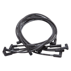 Edelbrock 22703 SPARK PLUG WIRE SET SBC 78-86 V8 HEI 500 ohm RESISTANCE BLACK (SET OF 8)