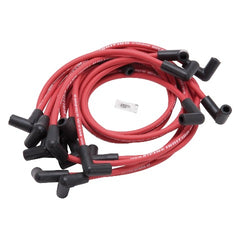 Edelbrock 22712 SPARK PLUG WIRE SET SBC 74-88 V8 50 ohm RESISTANCE RED WIRE (SET OF 9)