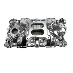 Edelbrock EPS Intake Manifold for 1955-86 Small-Block Chevy w/ Chrome Plasma Finish PN. 2701-CP