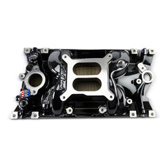 Edelbrock Perf EPS Manifold for Small-Block Chevy Vortec, Black Plasma Finish PN. 2716-BP