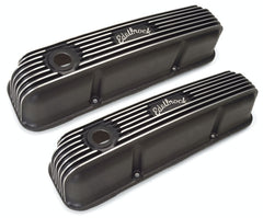 Edelbrock 41623 VC CLASSIC FINNED ALUM FORD FE BLK TEXTURE POWDER COAT FINISH
