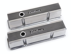 Edelbrock 4263 Elite II Valve Covers for Chevy 262-400 V8 1959-86.