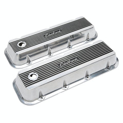Edelbrock 4275 Elite II Valve Covers for Chevy Big-Block V8 1965 and Later.