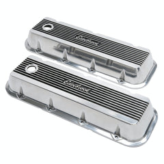 Edelbrock 4275 Elite II Valve Covers for Chevy Big-Block V8 1965 and Later.