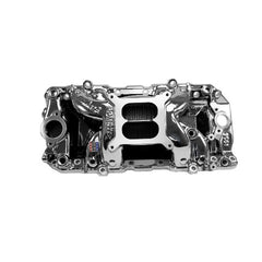 Edelbrock RPM Air-Gap Intake Manifold for Big-Block Chevy Oval Port, Chrome Plasma Finish PN. 7561-CP
