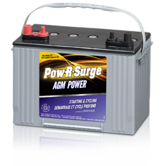 Pow-R-Surge AGM Deep Cycle Battery, Group GC2, 680 CCA 8AGC2