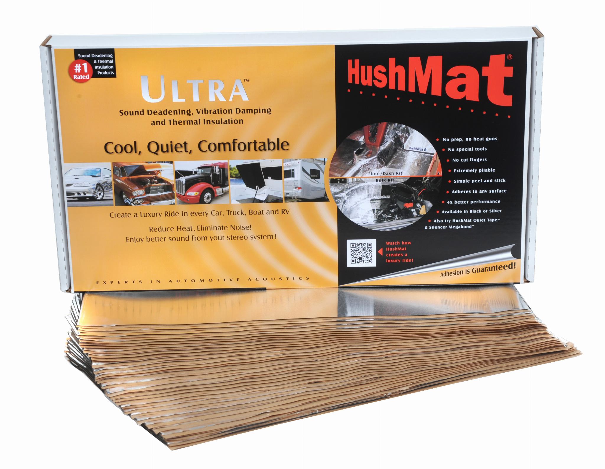 Hushmat 10501 Bulk Kit - 30 sheets of 12in x 23 in Ultra with Silver Foil. Total 58.1 sq ft.