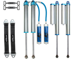 Carli Suspension CS-DPER25SPKG-03-D-LA Long Arm Carli Tuned King 2.5 inch RR 3 inch Lift Front and Rear Shock Pkg Res Mounts