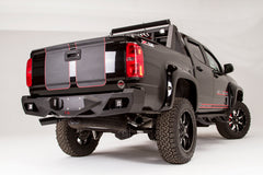 Fab Fours Vengeance Rear Bumper, 2-Stage Black Powder Coat CC15-E3351-1