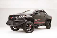 Fab Fours Premium Winch Front Bumper, No Guard, 2-Stage Black Powder Coat CC15-H3351-1